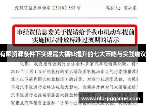 有限资源条件下实现最大福祉提升的七大策略与实践建议