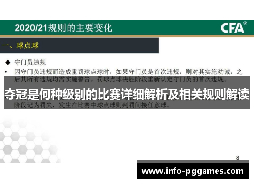 夺冠是何种级别的比赛详细解析及相关规则解读